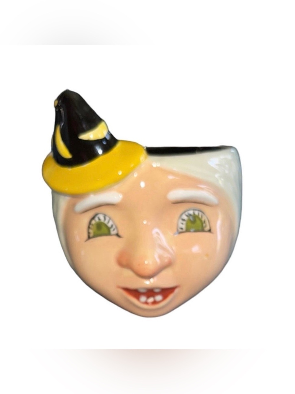 One Hundred 80 Degrees Small Ceramic Halloween Witch Bowl